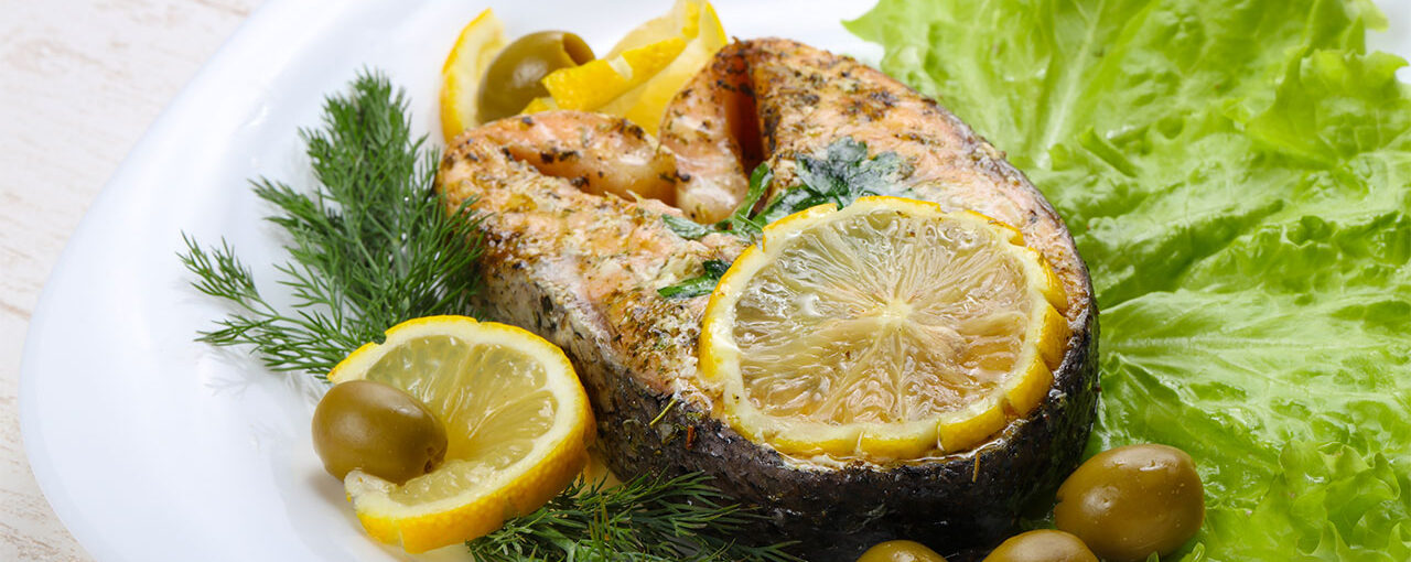Delicious Oven-Baked Salmon With Herbs And Lemon
