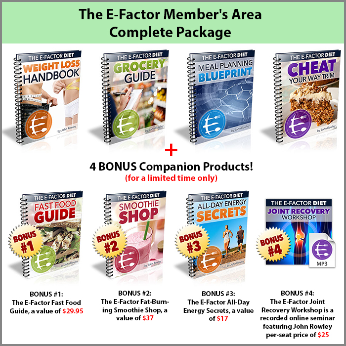 The E-Factor Member's Area Complete Package