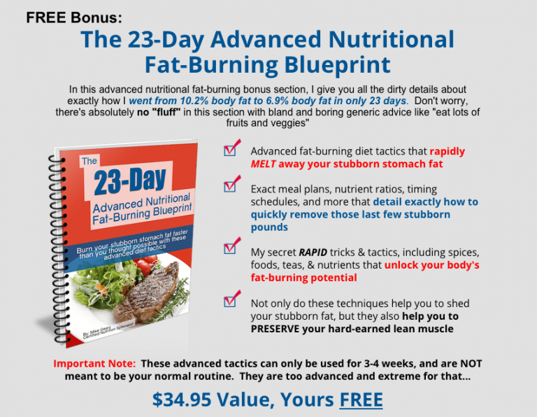 The 23-Day Advanced Nutritional Fat-Burning Blueprint
